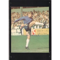Signed picture of John Hollins the Chelsea footballer.  
